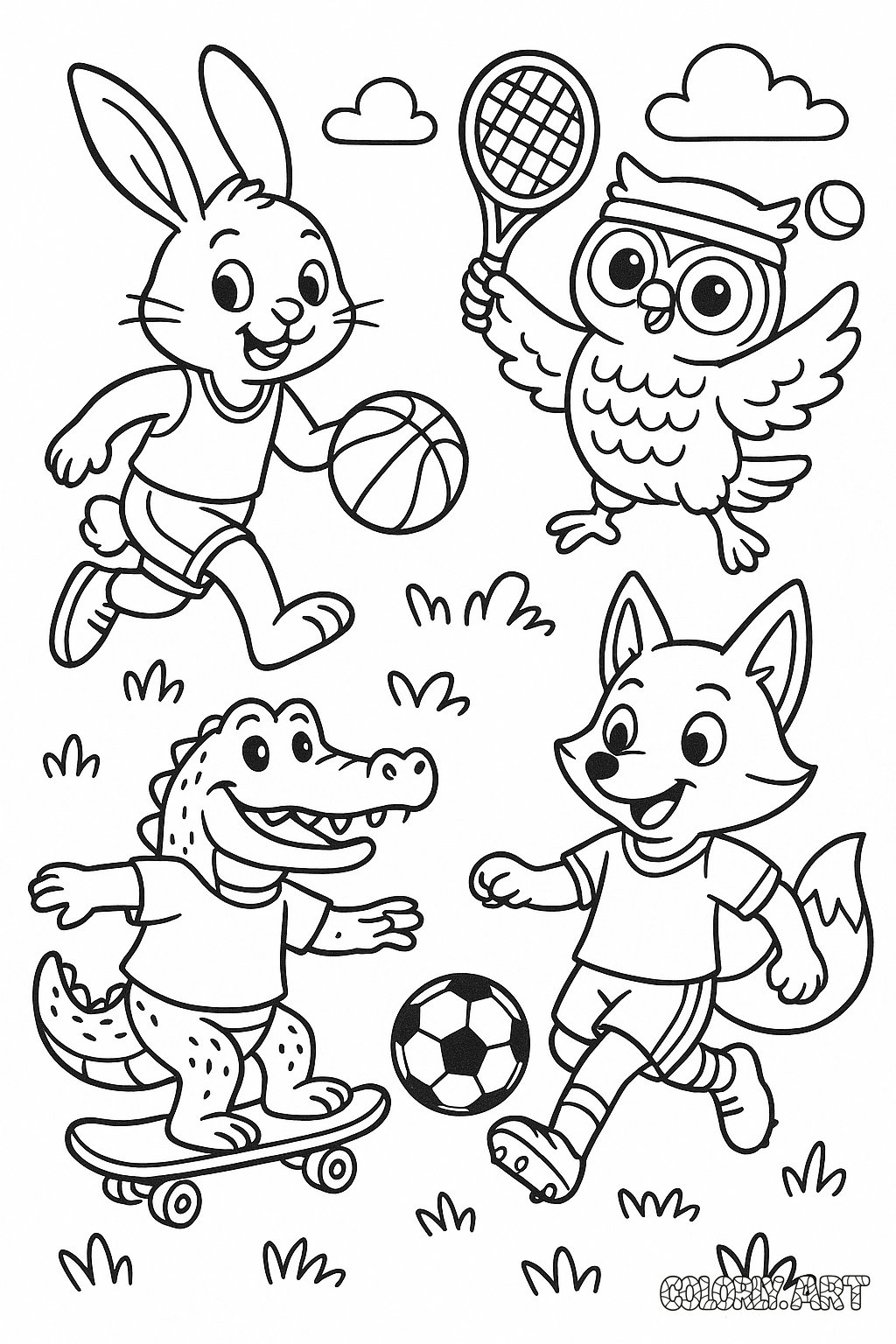Animals Playing Sports (3).png